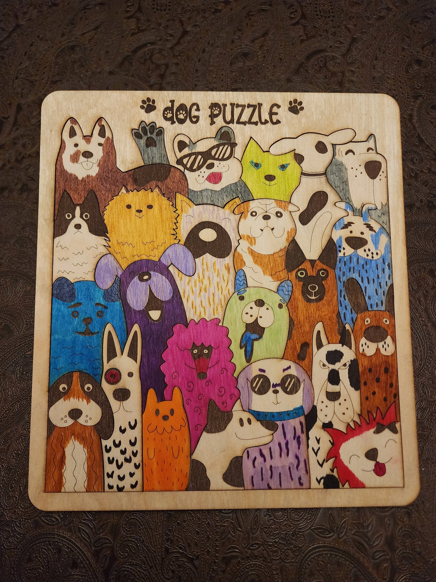 Dog Wood Puzzle.