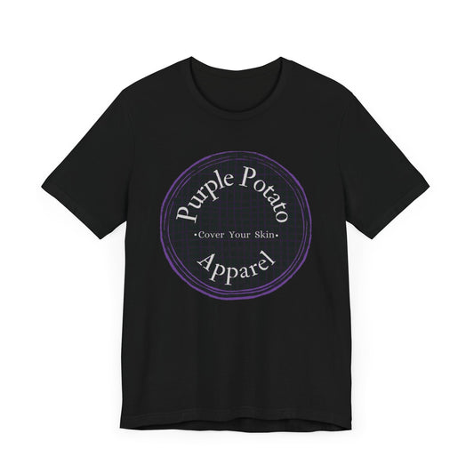 Purple Potato Apparel Logo T-Shirt. Soft Comfortable Unisex Shirt.