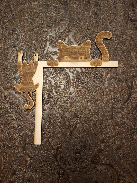 Cat Corner Door Decor.